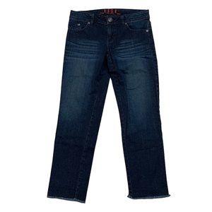 Elle Straight Leg Faded Wash Jeans
